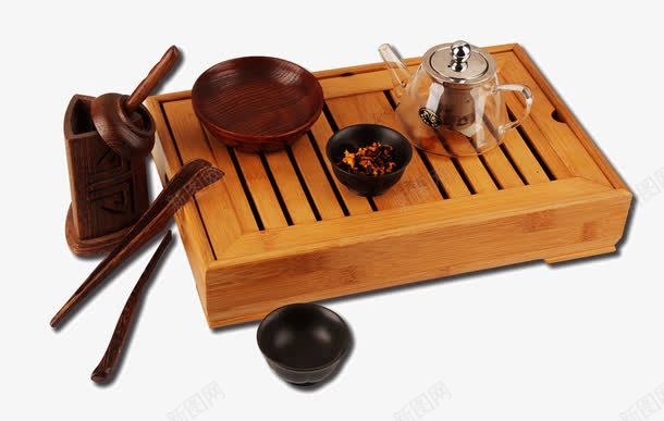 成套茶具png免抠素材_88icon https://88icon.com 水壶 茶具 茶匙 茶夹 茶杯 茶桶 茶漏 茶盘