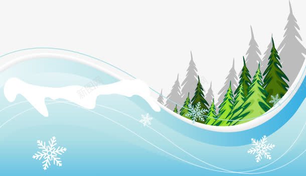 抽象河流树木图案矢量图ai免抠素材_88icon https://88icon.com 图案 抽象 河流树木 矢量图