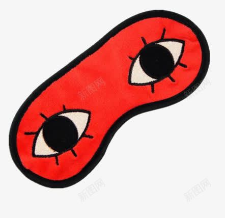 眼罩png免抠素材_88icon https://88icon.com 眼睛 红色 面具