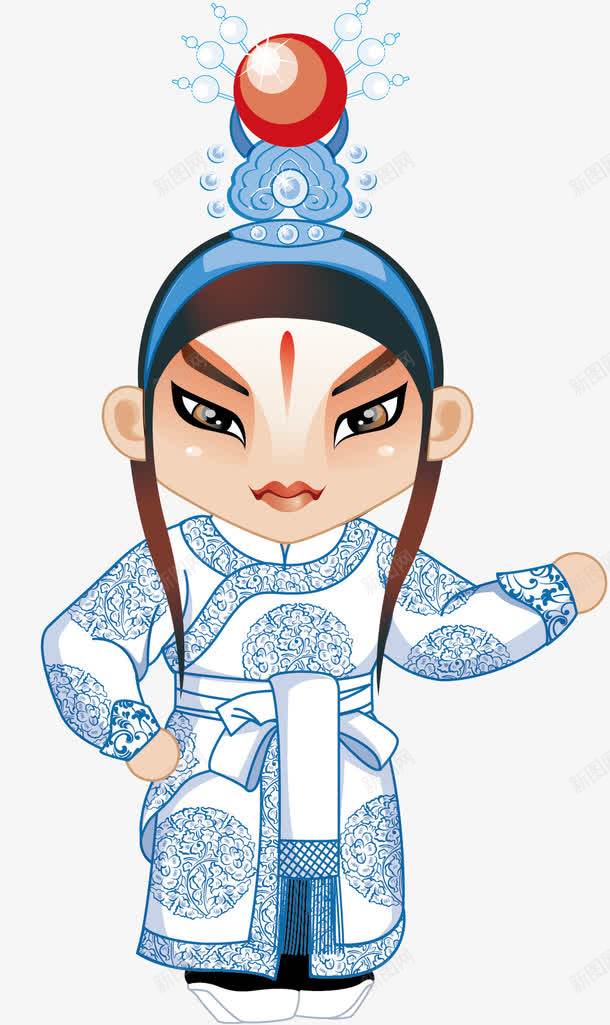 手绘卡通京剧人物png免抠素材_88icon https://88icon.com 京剧人物 卡通人物 手绘人物 考通手绘人物素材
