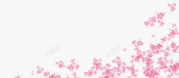 中国风粉色花朵背景png免抠素材_88icon https://88icon.com 中国风 粉色 背景 花朵