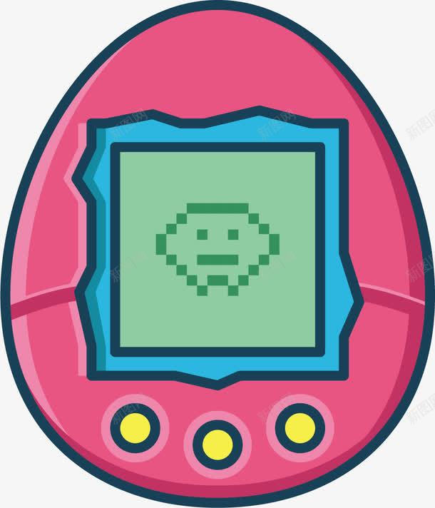 椭圆形红色游戏机png免抠素材_88icon https://88icon.com 卡通玩具 幼儿玩具 椭圆形 玩具 矢量玩具 红色 红色玩具