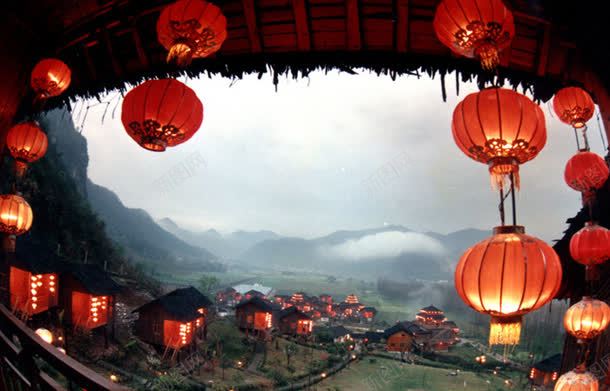 红灯笼乡村家园png免抠素材_88icon https://88icon.com 乡村 家园 红灯笼
