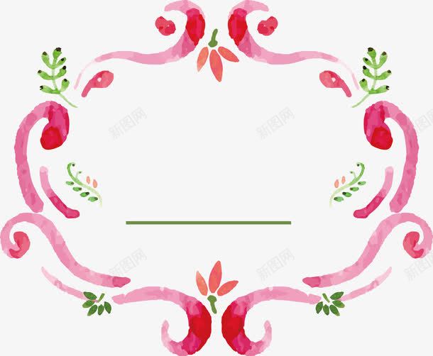 毛笔花边效果奖框矢量图eps免抠素材_88icon https://88icon.com 奖励 奖框 红色 美丽 花边 矢量图