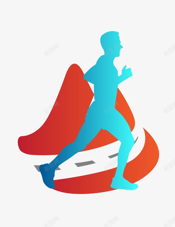 卡通图案运动人物png免抠素材_88icon https://88icon.com 卡通图案 跑步的人 运动人物 运动跑道 运动项目长跑 长跑
