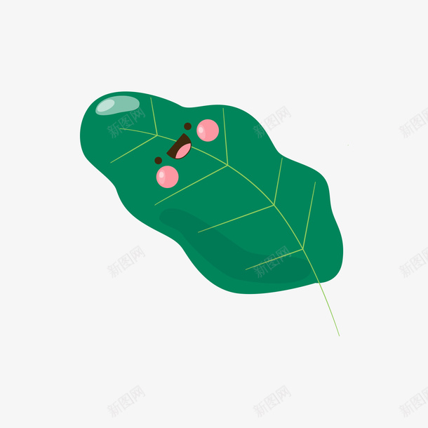 深绿色卡通叶子矢量图ai免抠素材_88icon https://88icon.com 卡通 卡通叶子 叶子 深绿色 深绿色叶子 红色 矢量图