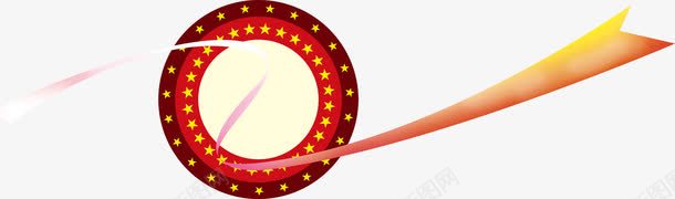 圆形丝带标签png免抠素材_88icon https://88icon.com 丝带 天猫 标题框