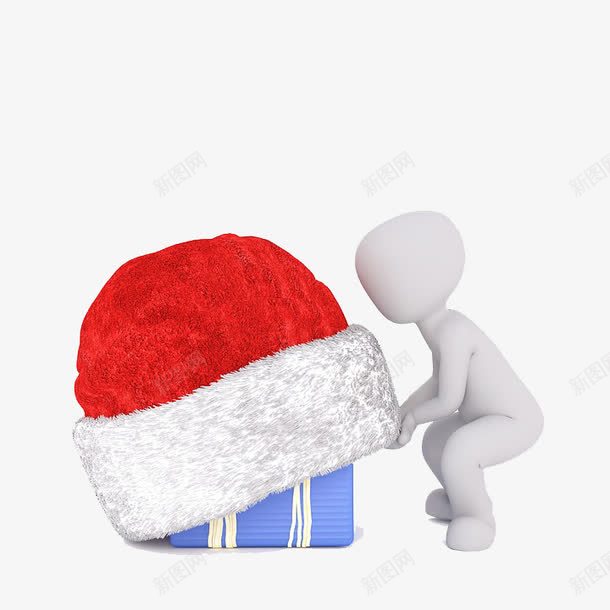 秘密礼物png免抠素材_88icon https://88icon.com 圣诞帽 圣诞节 惊喜 礼物图片