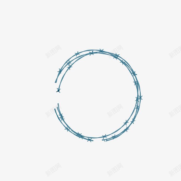 铁丝荆条围成圈png免抠素材_88icon https://88icon.com 围成圈 圆 带刺的铁丝 满身是刺 荆条 铁丝 防护功能 隔离