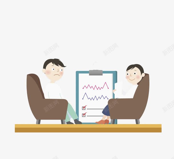 病人医生png免抠素材_88icon https://88icon.com 卡通人物 卡通手绘 水彩画 病人医生 装饰图案