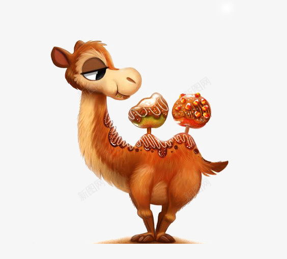 一只骆驼png免抠素材_88icon https://88icon.com 创意 卡通骆驼 可爱骆驼 手绘 设计感 骆驼免扣PNG