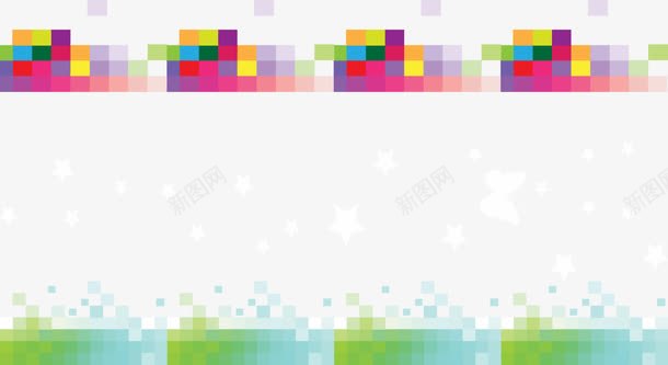 像素装饰png免抠素材_88icon https://88icon.com 像素 彩色 手绘 绿色 装饰