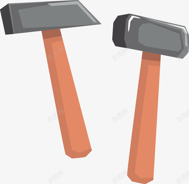 两个黑色锤子矢量图eps免抠素材_88icon https://88icon.com 两个锤子 矢量锤子 锤子 锤子PNG 黑色 黑色锤子 矢量图