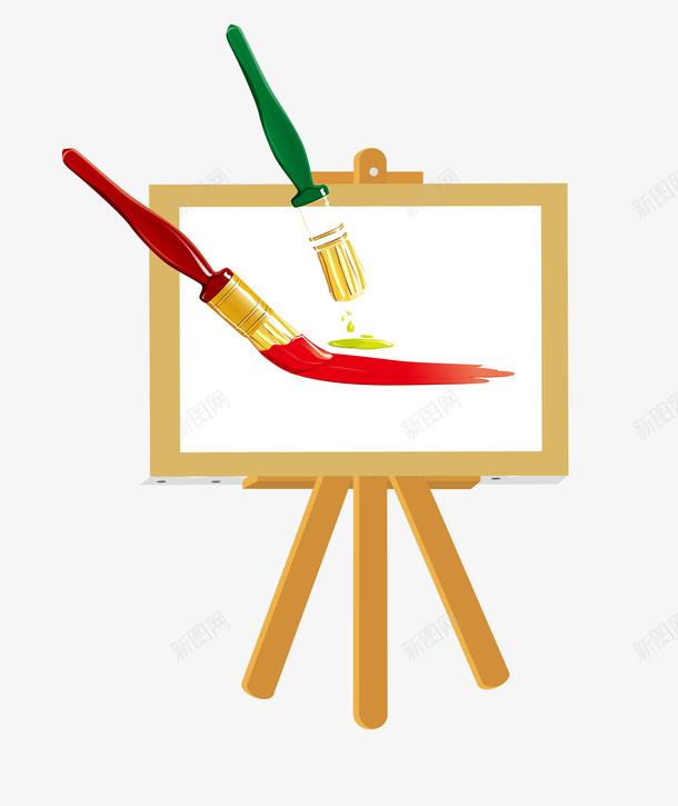 油画笔png免抠素材_88icon https://88icon.com 卡通图案 油画 油画笔 画笔