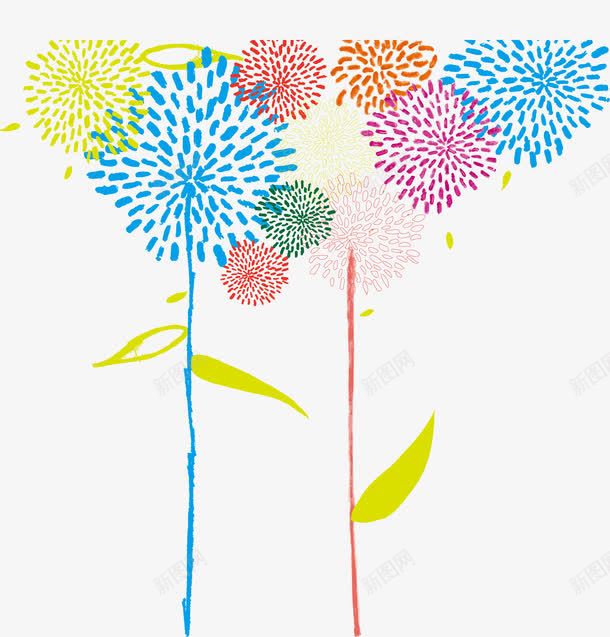 彩色抽象花纹png免抠素材_88icon https://88icon.com 彩色 抽象 花 花纹