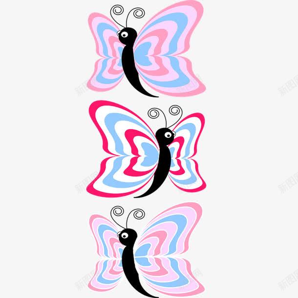 美丽的蝴蝶组图png免抠素材_88icon https://88icon.com 勤劳 插画 故事 童话