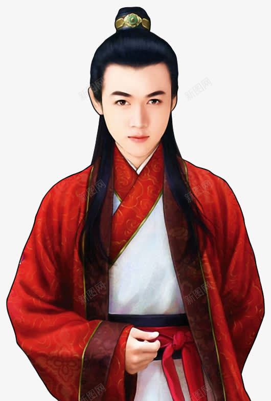 红衣黑发帅哥png免抠素材_88icon https://88icon.com 帅哥 红衣 黑发