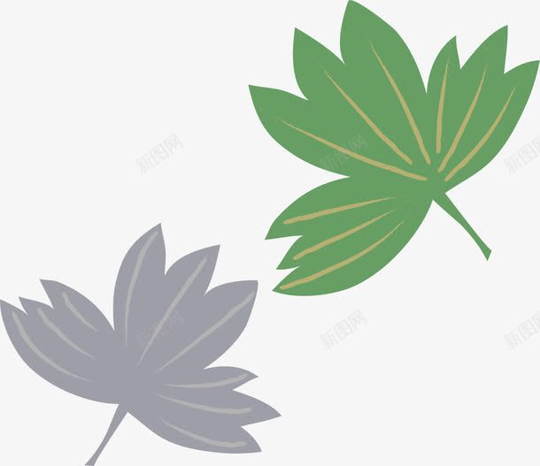 卡通树叶png免抠素材_88icon https://88icon.com AI 卡通 可爱 叶子 叶片 墨绿 底纹 手绘 树叶 线条 绿色