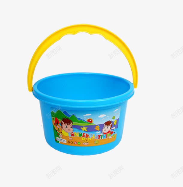 卡通水桶png免抠素材_88icon https://88icon.com 儿童 水桶 玩具桶 玩具水桶