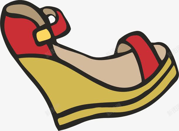 平地高跟鞋png免抠素材_88icon https://88icon.com 妆饰 红色 鞋子 高跟鞋