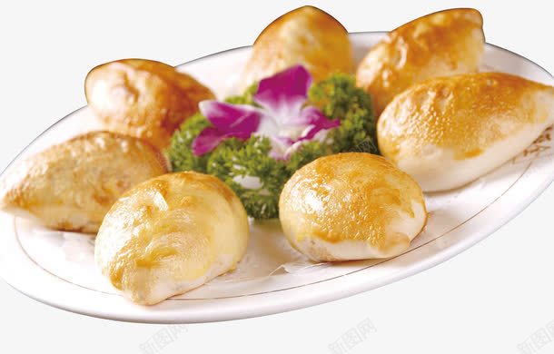 脆皮水煎包psd免抠素材_88icon https://88icon.com 包子 小包 美食 肉包 脆皮煎饼 脆皮生煎包