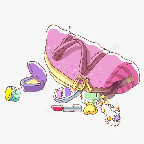 粉红色女士包包png免抠素材_88icon https://88icon.com 包包 女士 女士包包 粉红色包包