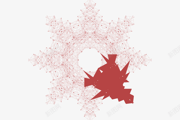 花纹背景装饰矢量图ai免抠素材_88icon https://88icon.com 粉色 线条 背景装饰 花纹 雪花 矢量图