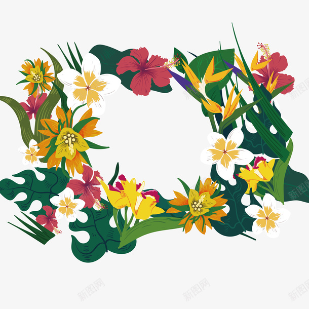 花色边框纹理矢量图ai免抠素材_88icon https://88icon.com 花 花色边框 装饰图案 边框 边框纹理 矢量图