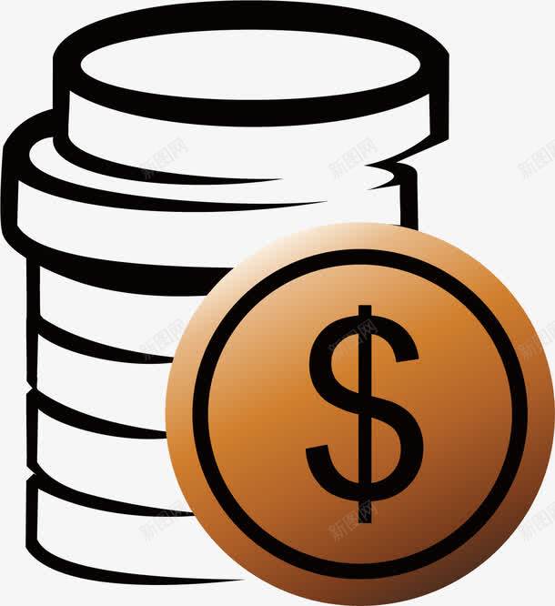 褐色硬币png免抠素材_88icon https://88icon.com 5角硬币 五毛硬币 小额硬币 硬币 褐色 金属硬币