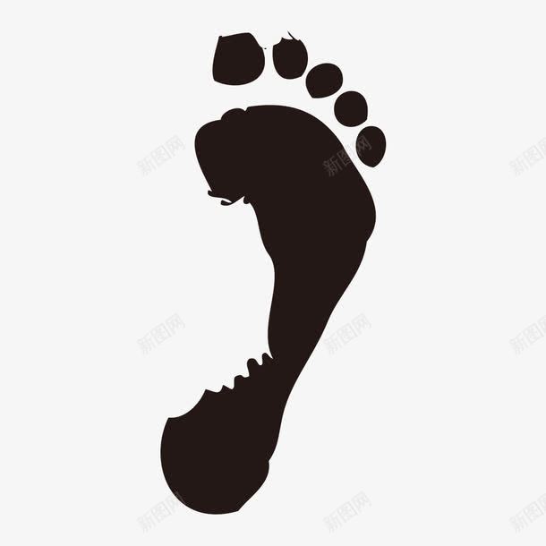 脚印png免抠素材_88icon https://88icon.com 脚 脚印 脚板 黑色脚印