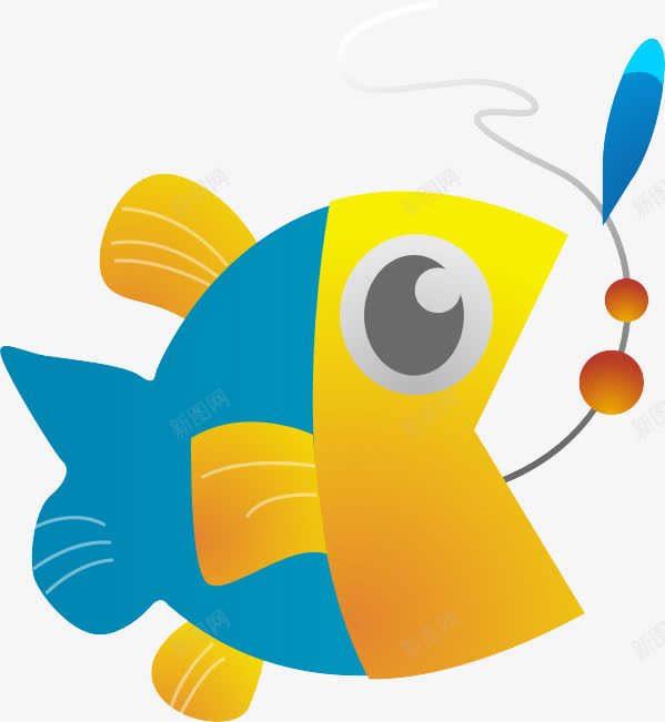 卡通小鱼png免抠素材_88icon https://88icon.com 楸奸挬 鍗 钃濊壊 閽撻奔
