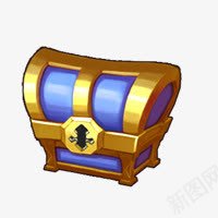 金色边框蓝色百宝箱png免抠素材_88icon https://88icon.com 百宝箱 蓝色 边框 金色