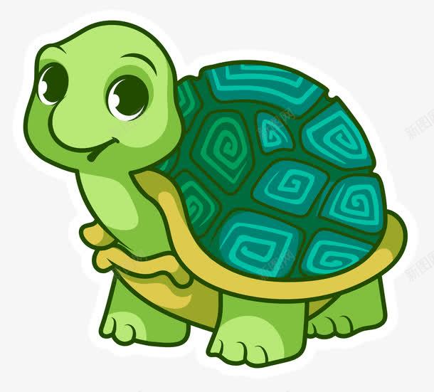 可爱的乌龟png免抠素材_88icon https://88icon.com 乌龟 可爱 爬行 龟壳