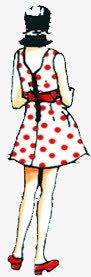 穿裙子的美女手绘人物png免抠素材_88icon https://88icon.com 人物 美女 裙子