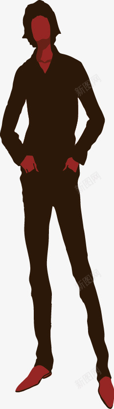 人物剪影矢量图ai免抠素材_88icon https://88icon.com 人物剪影 男人 男子 矢量图
