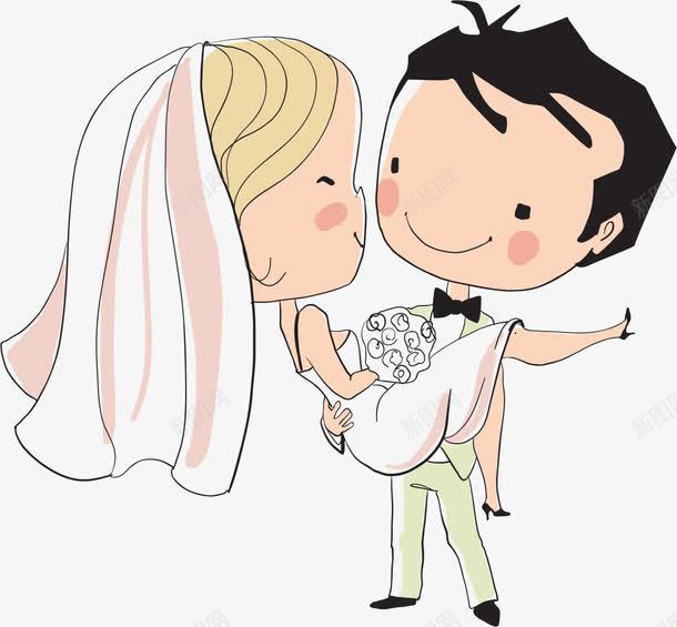 卡通婚礼png免抠素材_88icon https://88icon.com 卡通 可爱 婚礼设计 插画 新人 新郎新娘 浪漫 漫画
