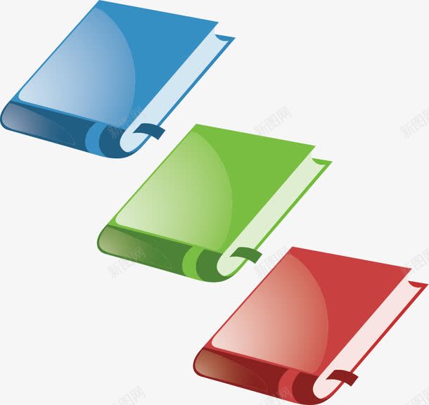 卡通学习用具学生使用书本png免抠素材_88icon https://88icon.com 书本 使用 卡通 学习用具 学生