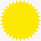 黄色太阳卡通画png免抠素材_88icon https://88icon.com 卡通画 太阳 黄色