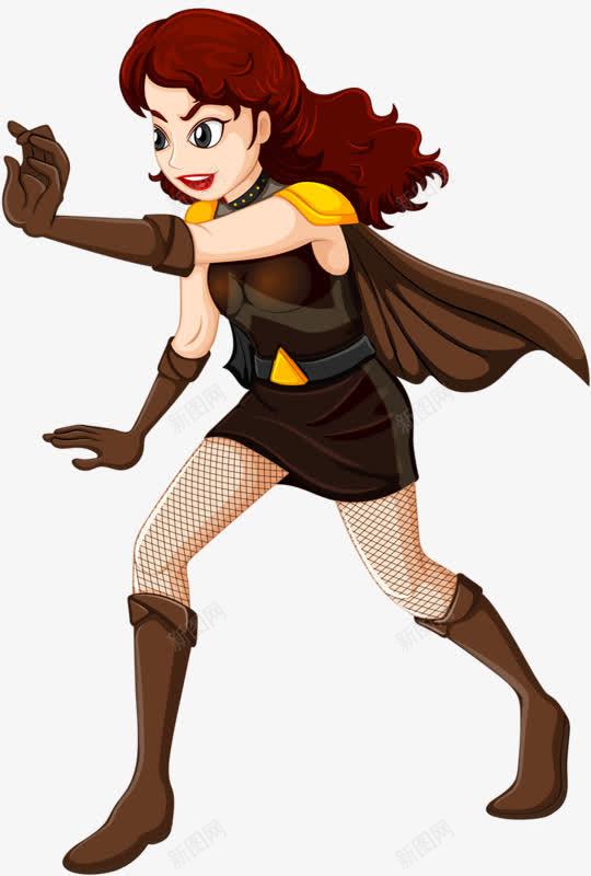 卡通装扮人物png免抠素材_88icon https://88icon.com 女郎 时尚 穿丝袜 超人