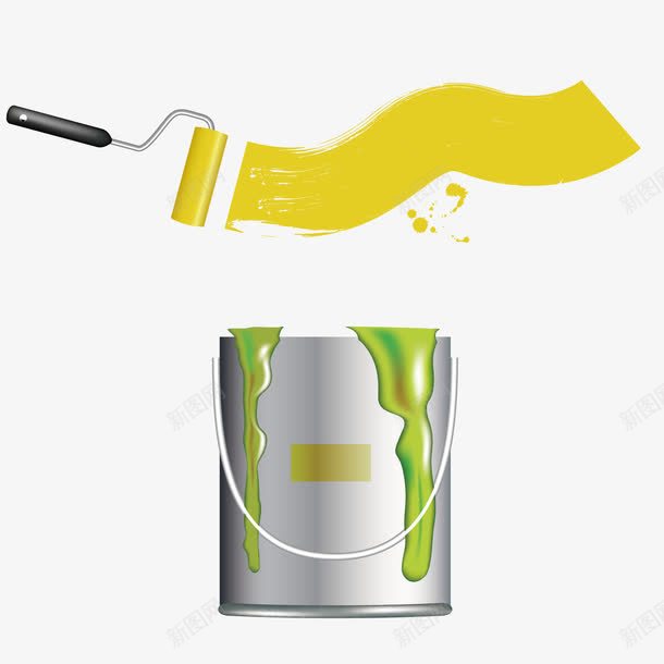 案刷漆刷涂料png免抠素材_88icon https://88icon.com 刷涂料 刷漆 图案 涂刷
