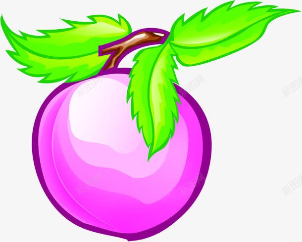 手绘粉色夏季桃子png免抠素材_88icon https://88icon.com 夏季 桃子 粉色