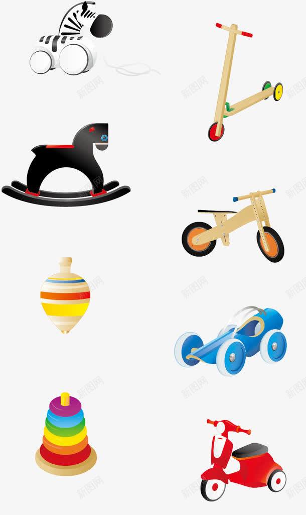 儿童玩具车插图png免抠素材_88icon https://88icon.com 木马 玩具 玩具车