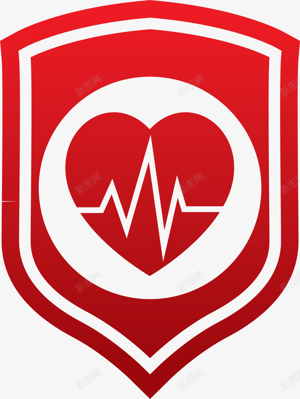 红色心跳爱心标签png免抠素材_88icon https://88icon.com 世界红十字日 医疗 心跳 无偿献血 爱心标签 献爱心