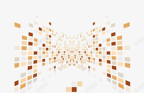 马赛克png免抠素材_88icon https://88icon.com 方格 金色 马赛克
