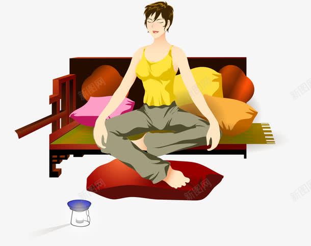 坐在榻榻米上的时髦美女png免抠素材_88icon https://88icon.com 坐在榻榻米上的时髦矢量美女 时髦 榻榻米 矢量美女 美女 美女矢量