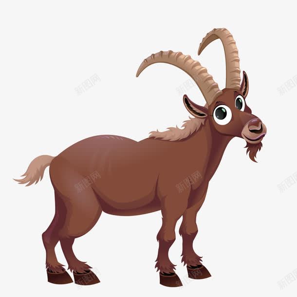 老山羊png免抠素材_88icon https://88icon.com 儿童羊 动物 犄角 绵羊
