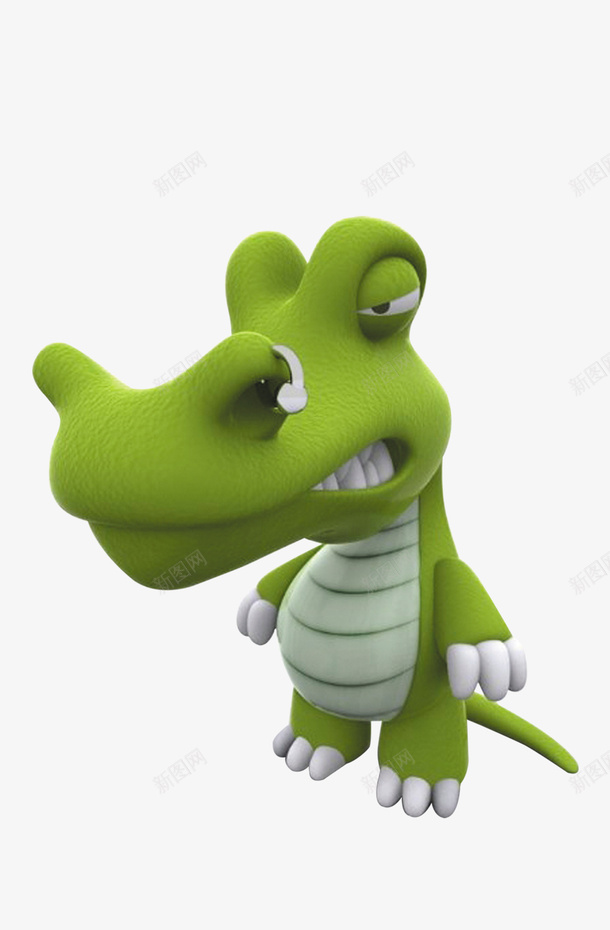 愤怒的卡通鳄鱼png免抠素材_88icon https://88icon.com 卡通 愤怒 绿色 鳄鱼