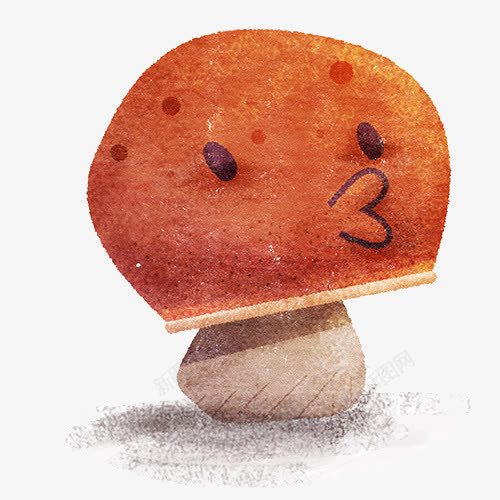 卡通食材蘑菇png免抠素材_88icon https://88icon.com 卡通 手绘 蘑菇 食材