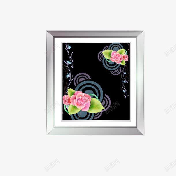 摆设的相框png免抠素材_88icon https://88icon.com 展览 摆设 观看 黑色