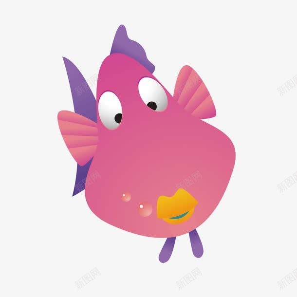 红色可爱金鱼翘嘴矢量图ai免抠素材_88icon https://88icon.com 可爱 红色 翘嘴 金鱼 矢量图